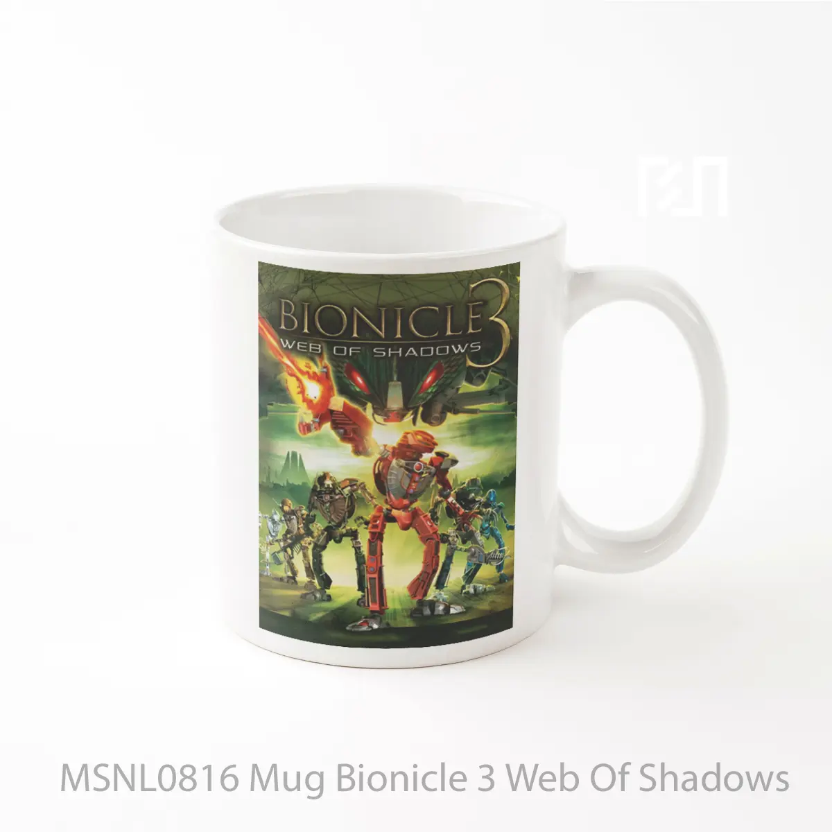 Mug Bionicle 3 Web Of Shadows Gelas Keramik Tema Film MSNL0816