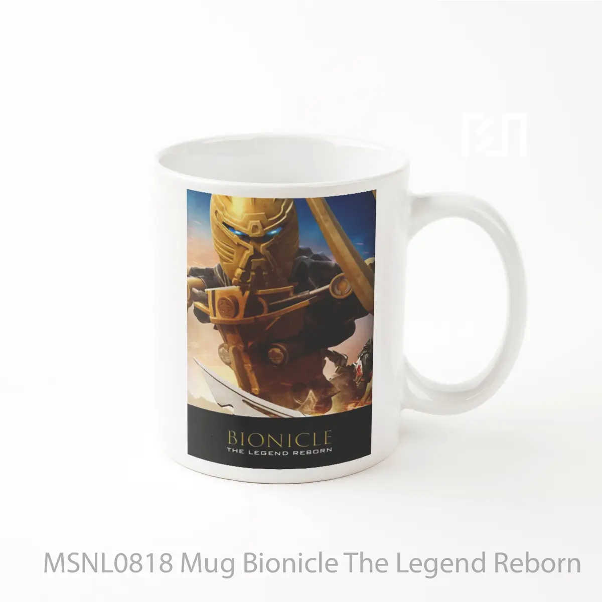 Mug Bionicle The Legend Reborn Gelas Keramik Tema Film MSNL0818