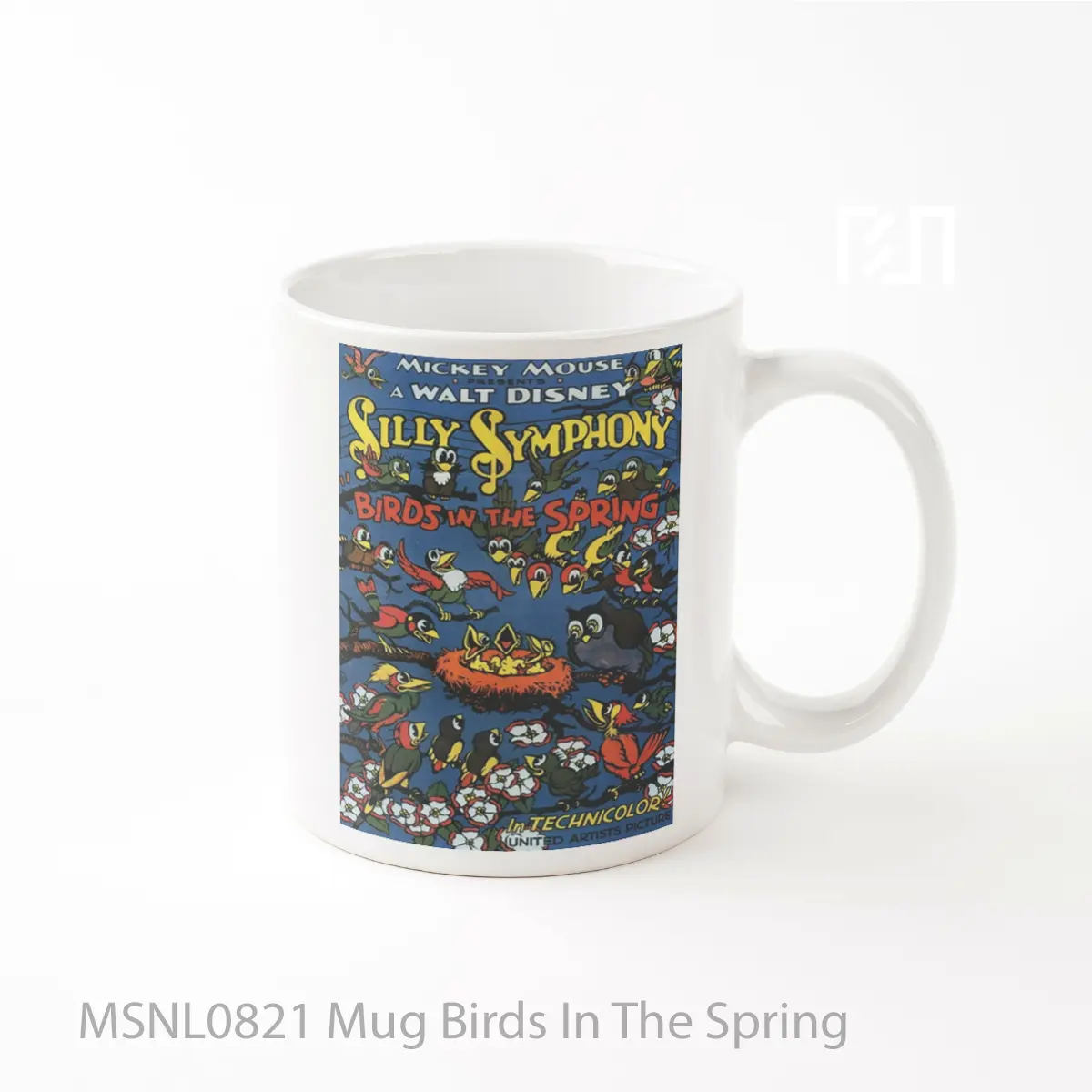 Mug Birds In The Spring Gelas Keramik Tema Film MSNL0821