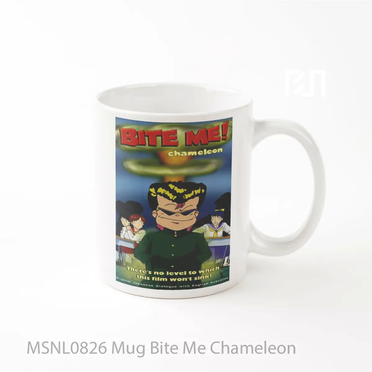 Mug Bite Me Chameleon Gelas Keramik Tema Film MSNL0826