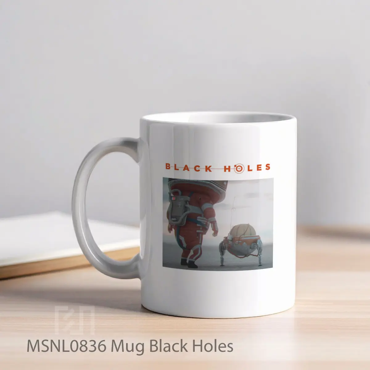 Mug Black Holes Gelas Keramik Tema Film MSNL0836 - Tampak Kiri