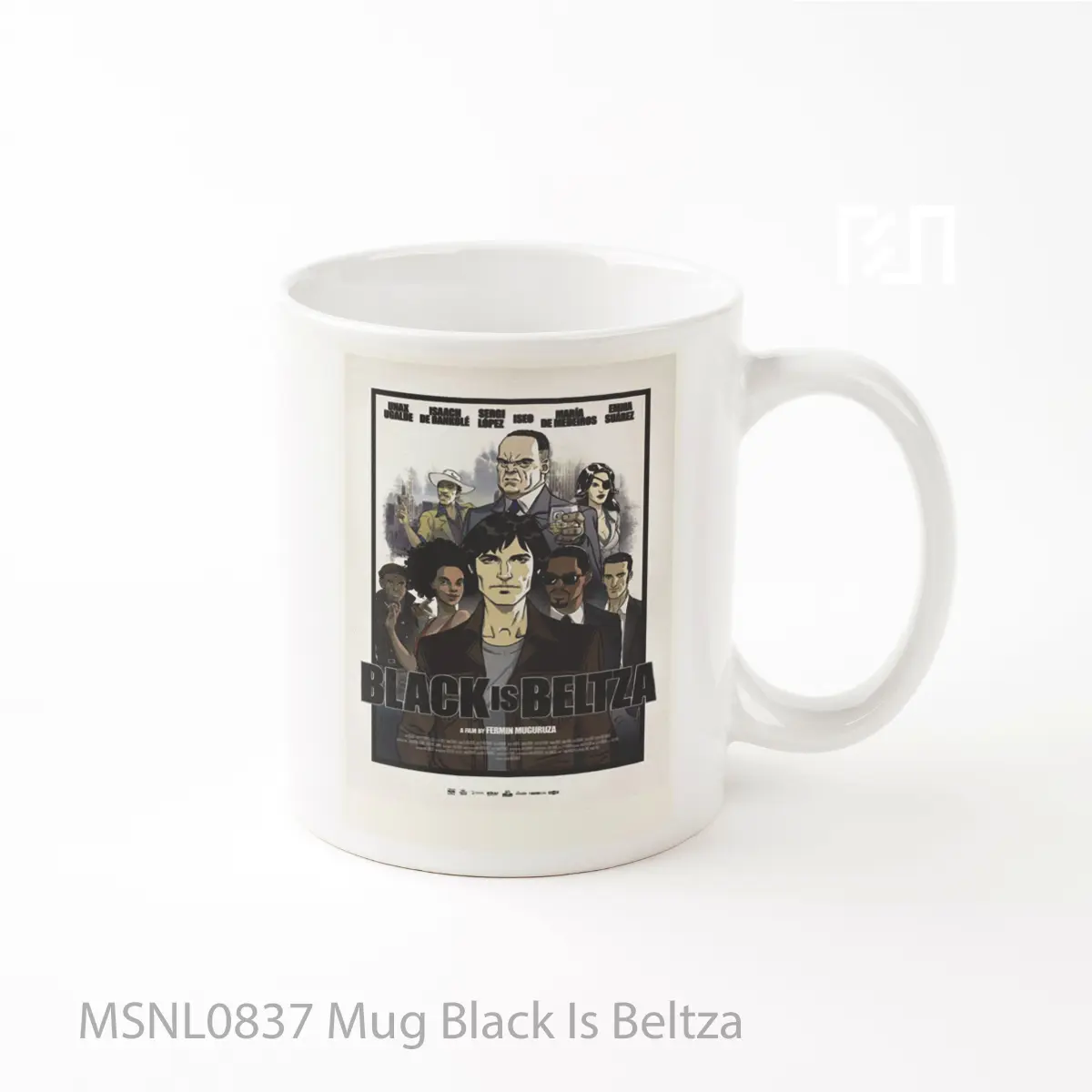 Mug Black Is Beltza Gelas Keramik Tema Film MSNL0837