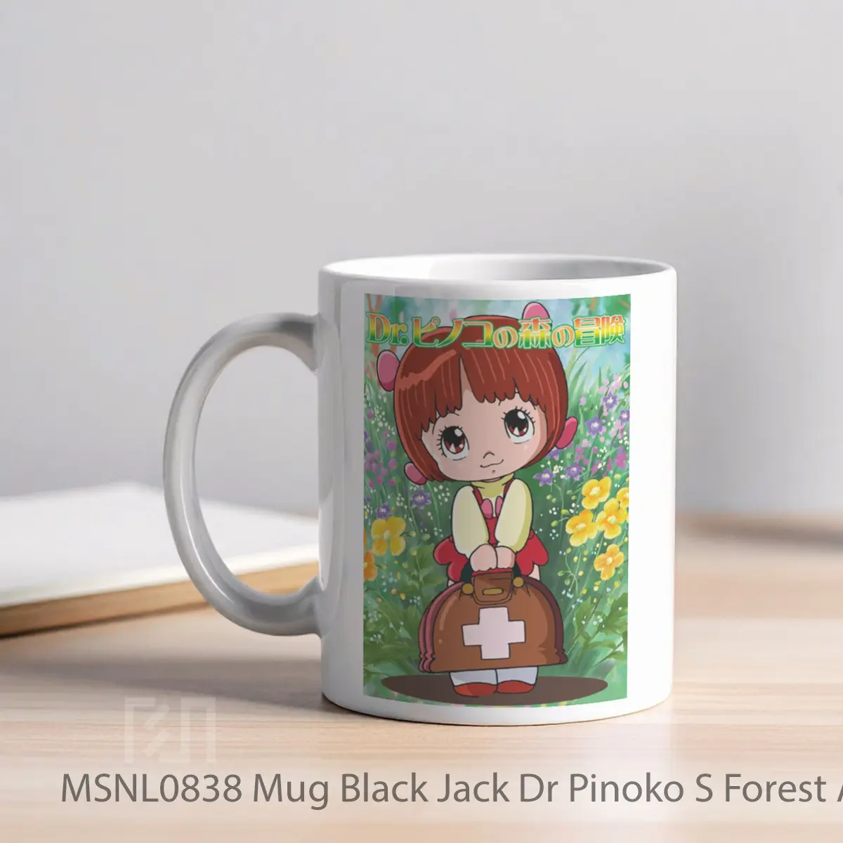 Mug Black Jack Dr Pinoko S Forest Adventure Gelas Keramik Tema Film MSNL0838 - Tampak Kiri