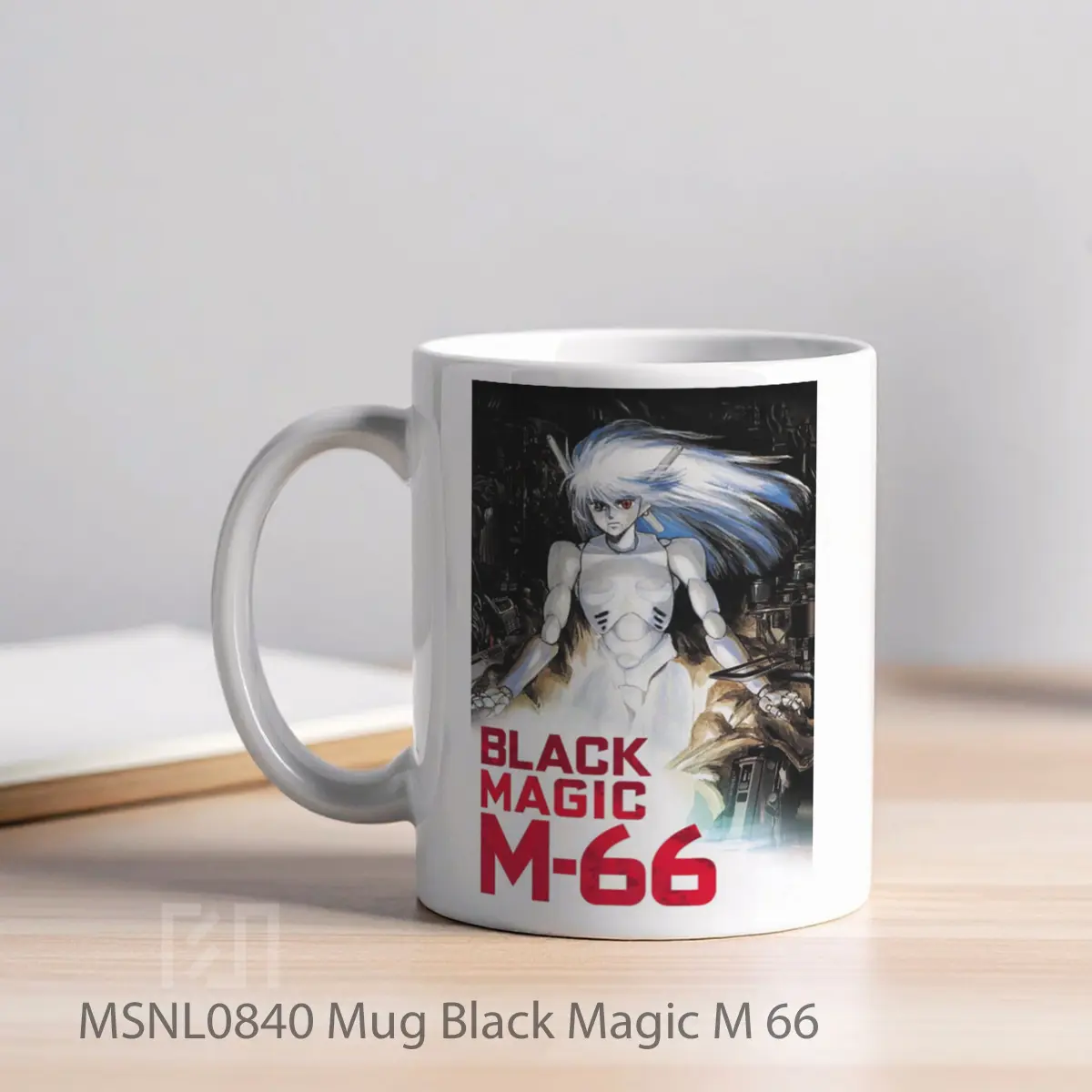 Mug Black Magic M 66 Gelas Keramik Tema Film MSNL0840 - Tampak Kiri