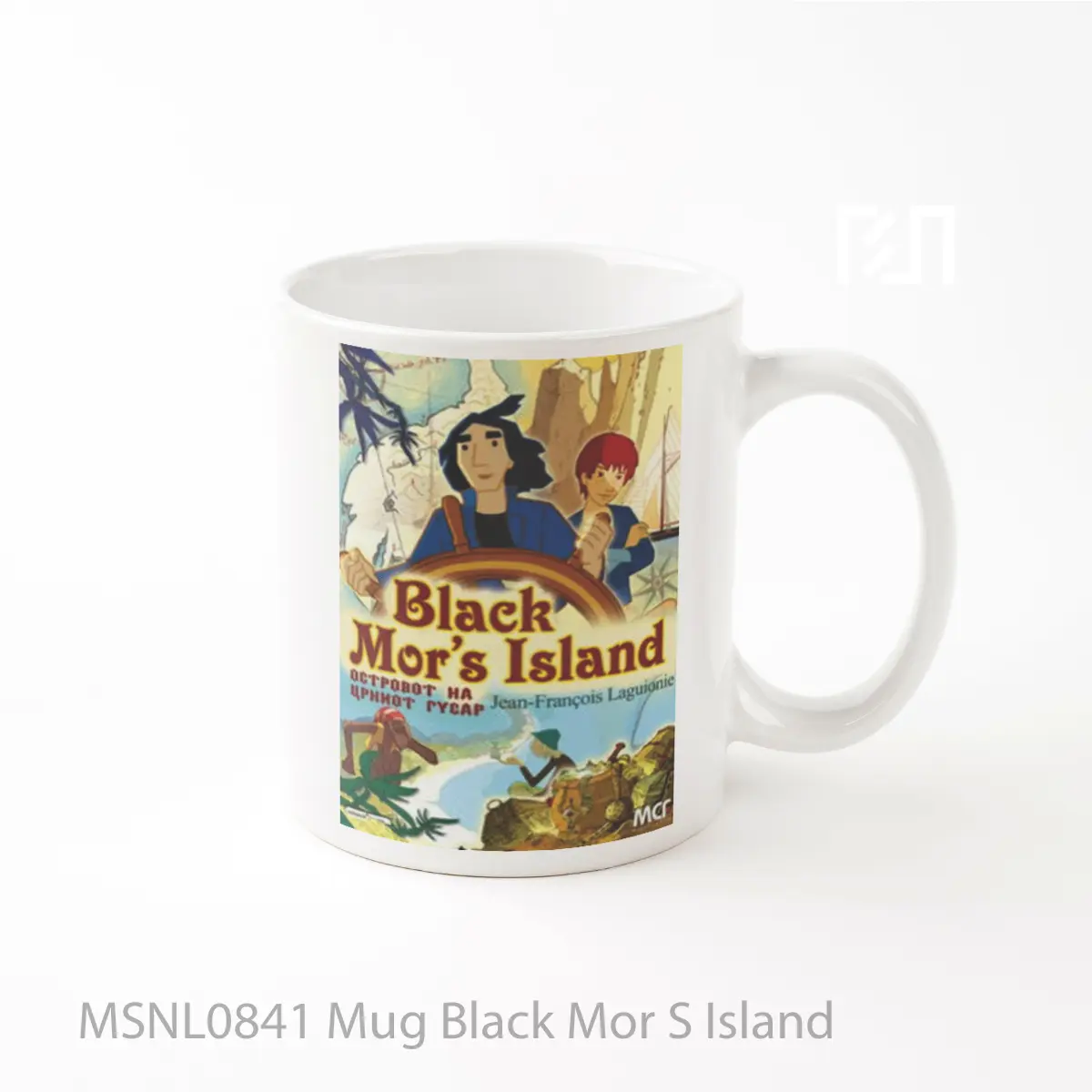 Mug Keramik Premium SNI - Mug Black Mor S Island Gelas Keramik Tema Film MSNL0841