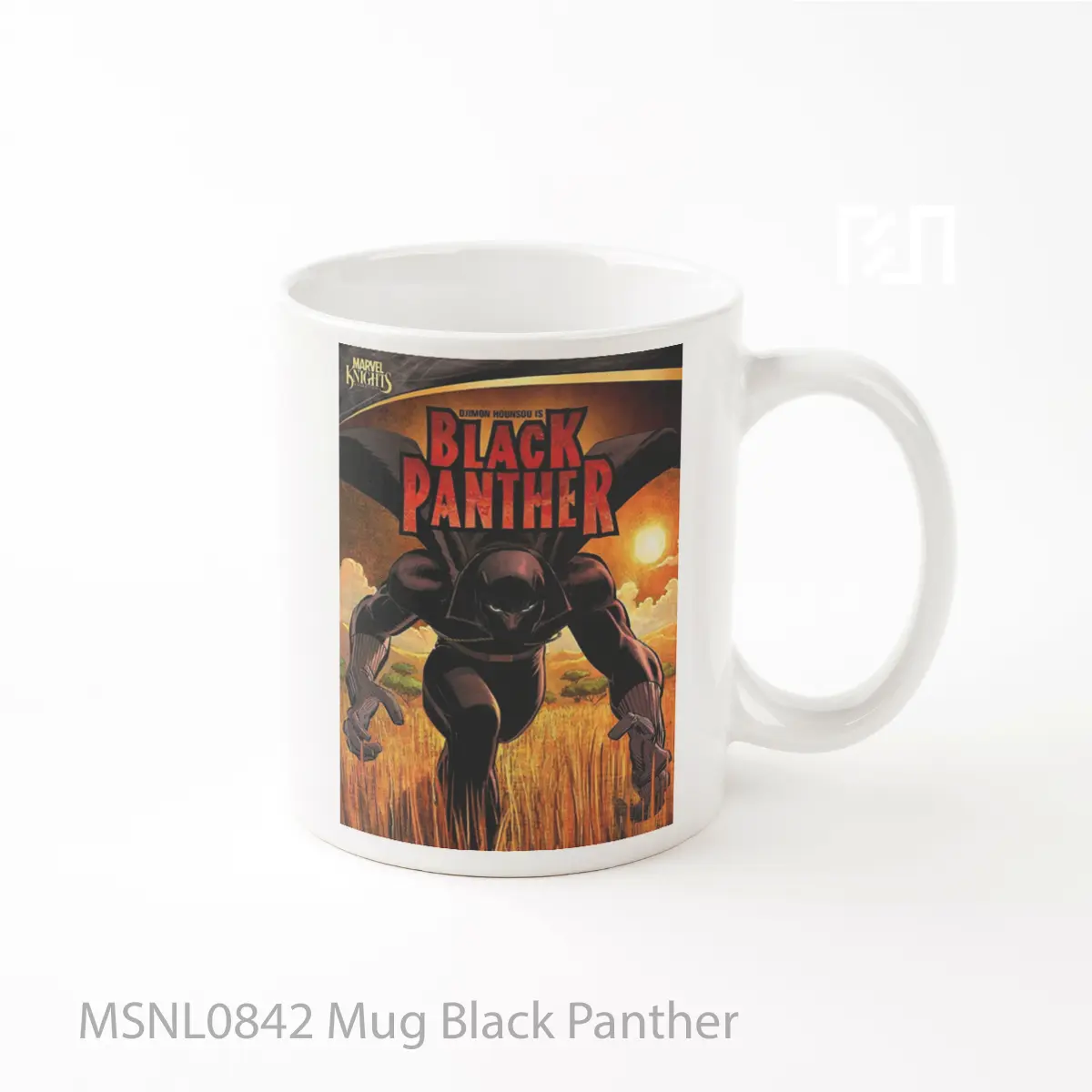 Mug Black Panther Gelas Keramik Tema Film MSNL0842