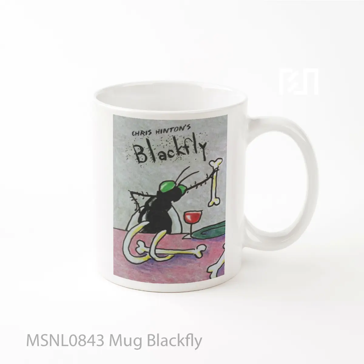 Mug Blackfly Gelas Keramik Tema Film MSNL0843