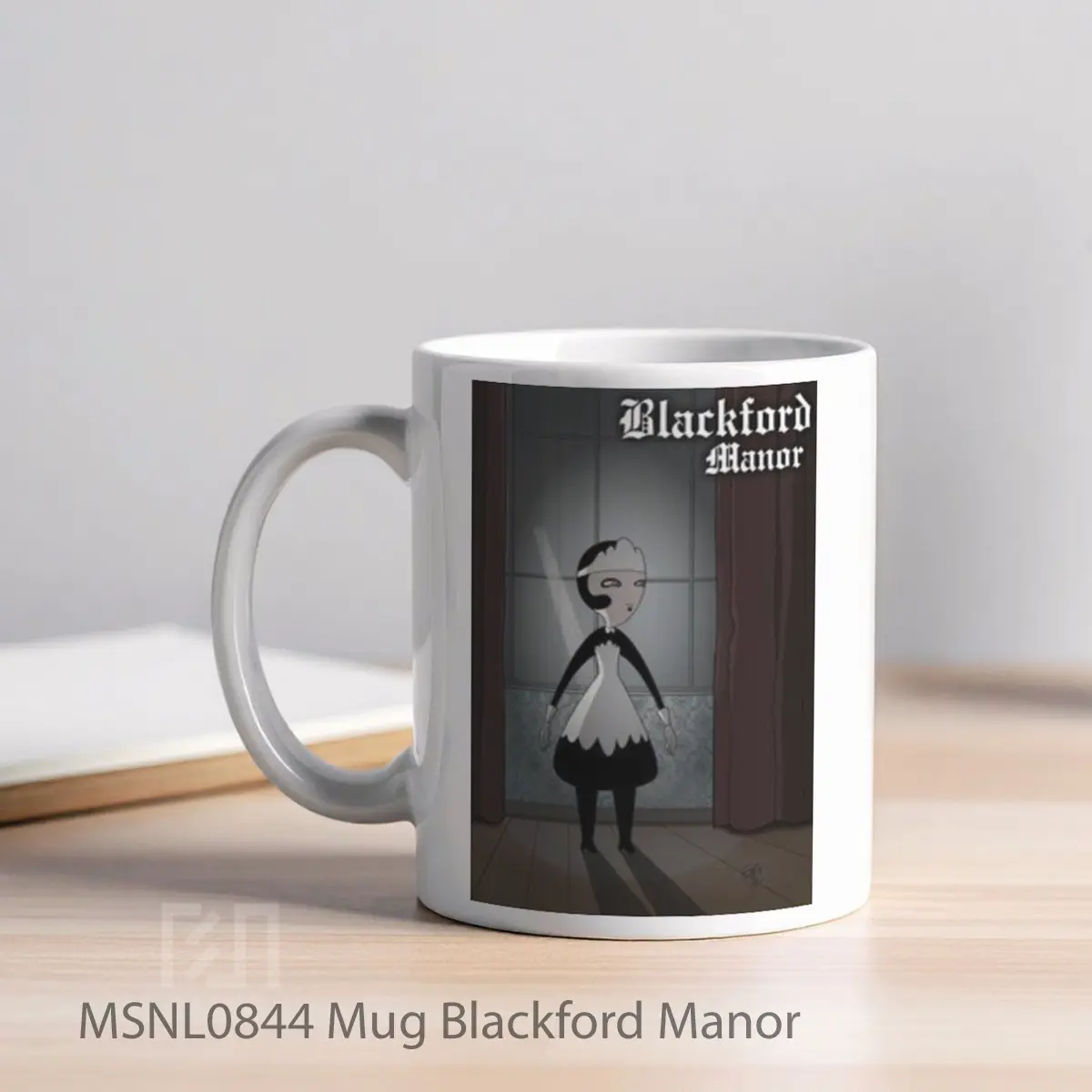 Mug Blackford Manor Gelas Keramik Tema Film MSNL0844 - Tampak Kiri
