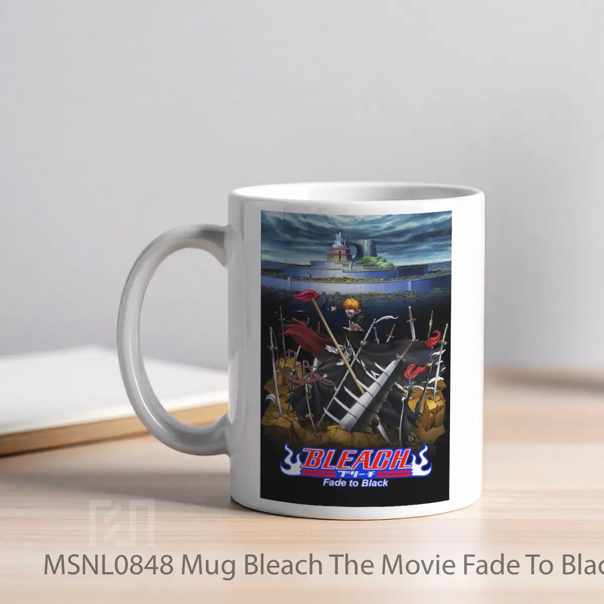 Mug Bleach The Movie Fade To Black Gelas Keramik Tema Film MSNL0848 - Tampak Kiri