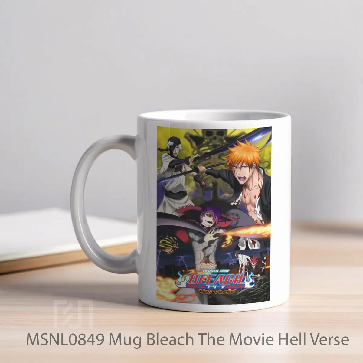 Mug Bleach The Movie Hell Verse Gelas Keramik Tema Film MSNL0849 - Tampak Kiri