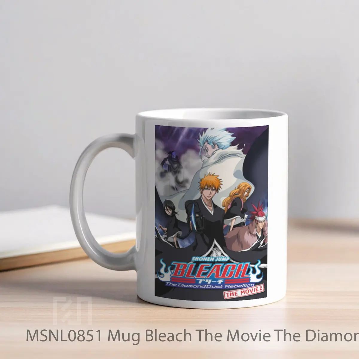 Mug Bleach The Movie The Diamonddust Rebellion Gelas Keramik Tema Film MSNL0851 - Tampak Kiri