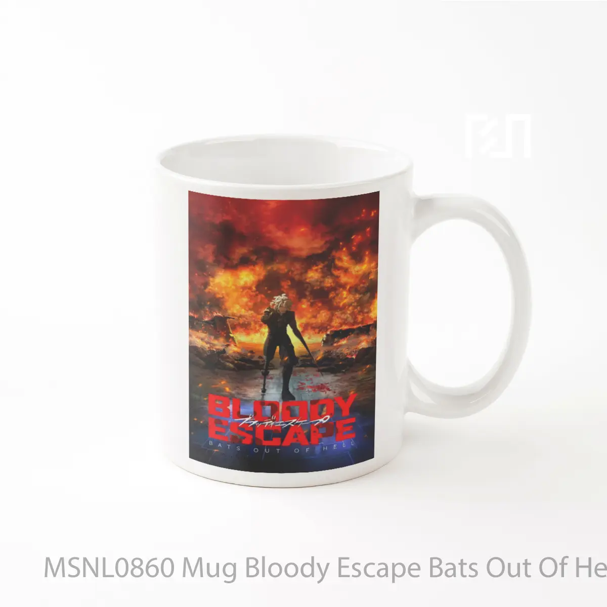Mug Bloody Escape Bats Out Of Hell Gelas Keramik Tema Film MSNL0860