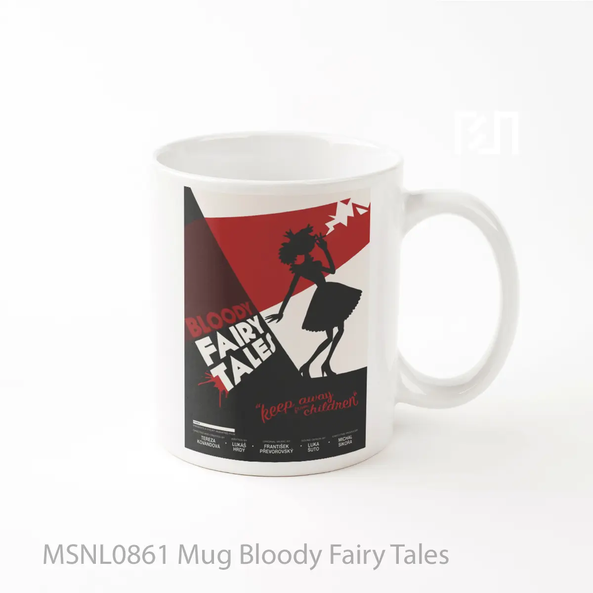 Mug Bloody Fairy Tales Gelas Keramik Tema Film MSNL0861
