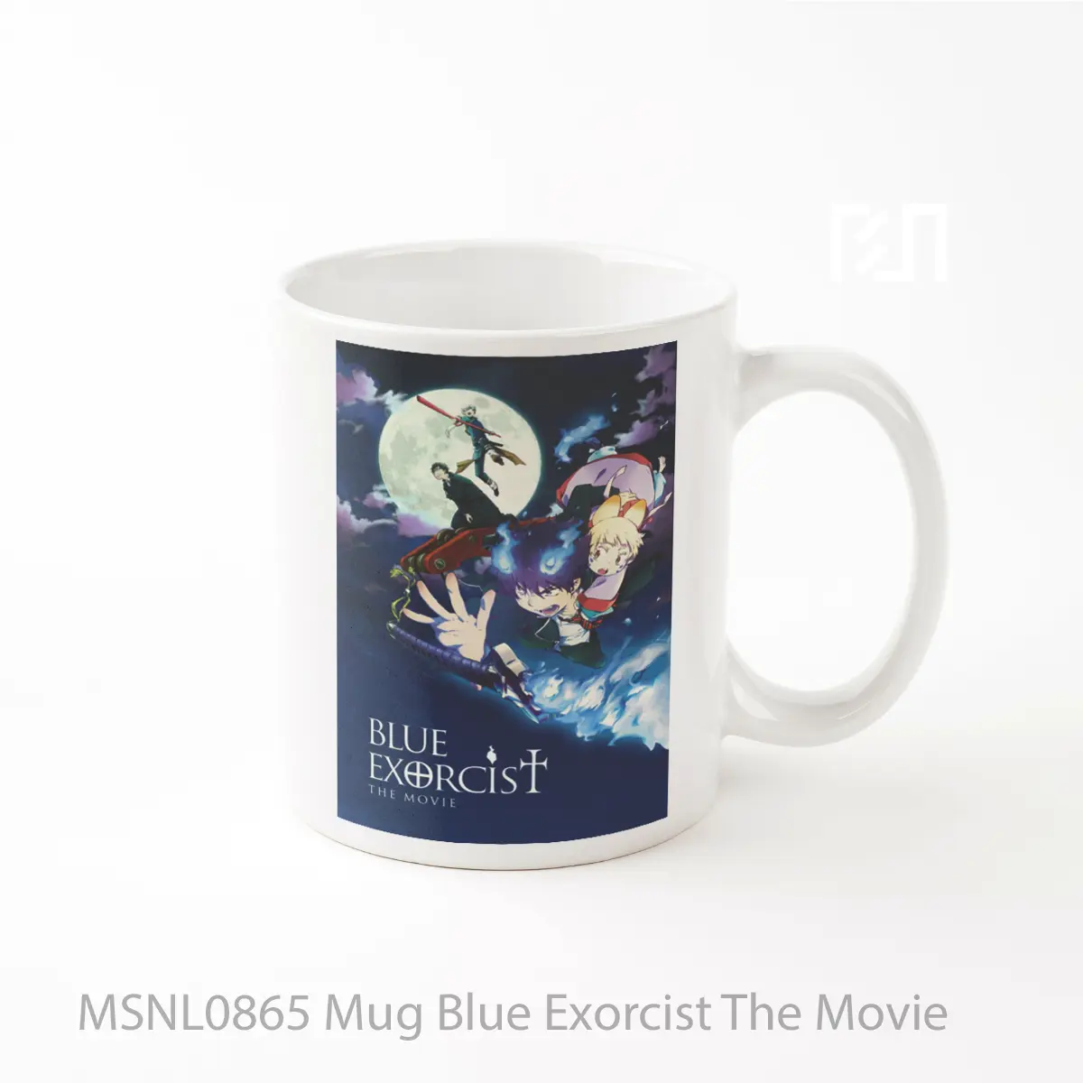 Mug Blue Exorcist The Movie Gelas Keramik Tema Film MSNL0865