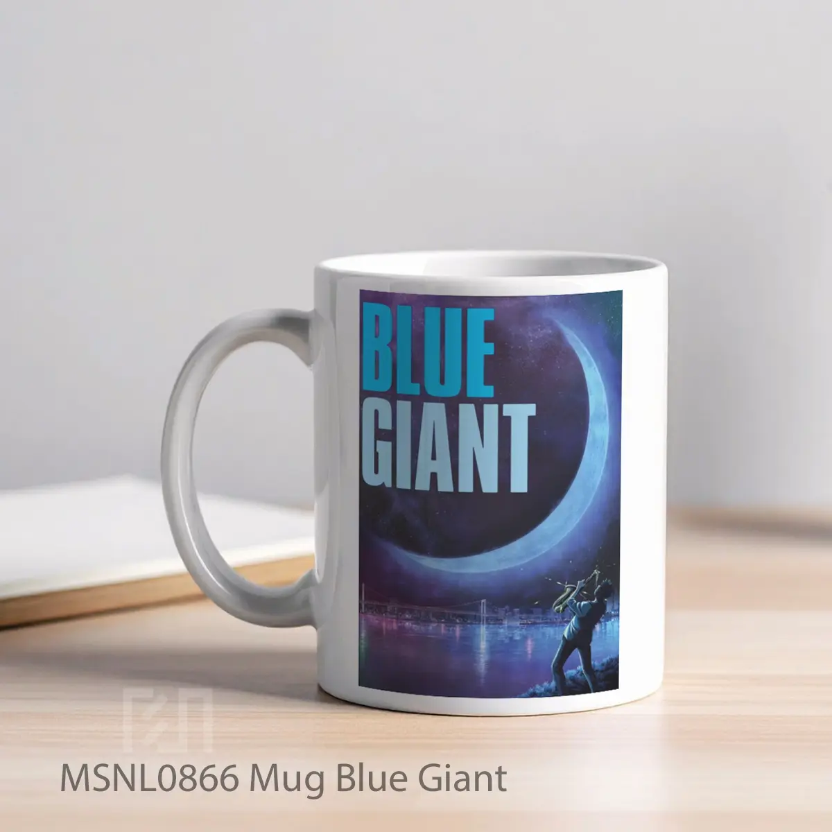 Mug Blue Giant Gelas Keramik Tema Film MSNL0866 - Tampak Kiri