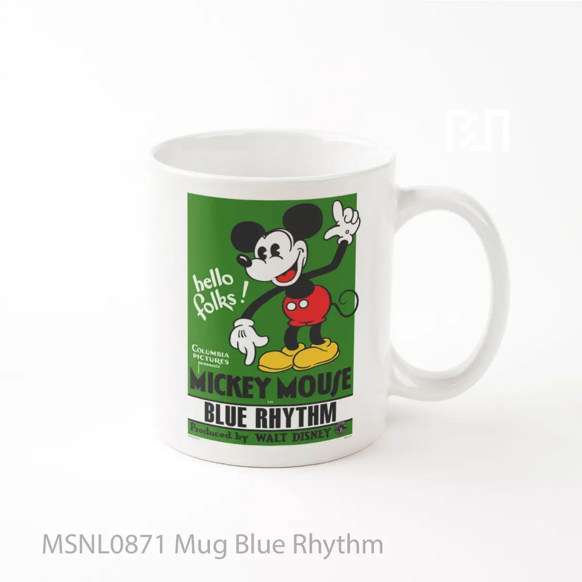 Mug Blue Rhythm Gelas Keramik Tema Film MSNL0871