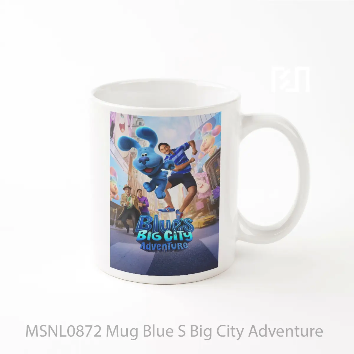 Mug Blue S Big City Adventure Gelas Keramik Tema Film MSNL0872