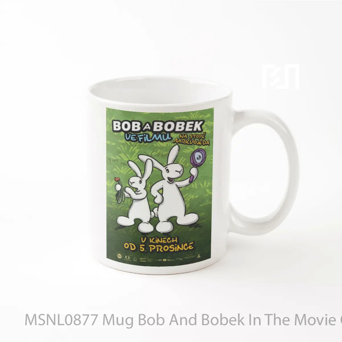 Mug Bob And Bobek In The Movie On The Trail Of The Carrot Eater Gelas Keramik Tema Film MSNL0877