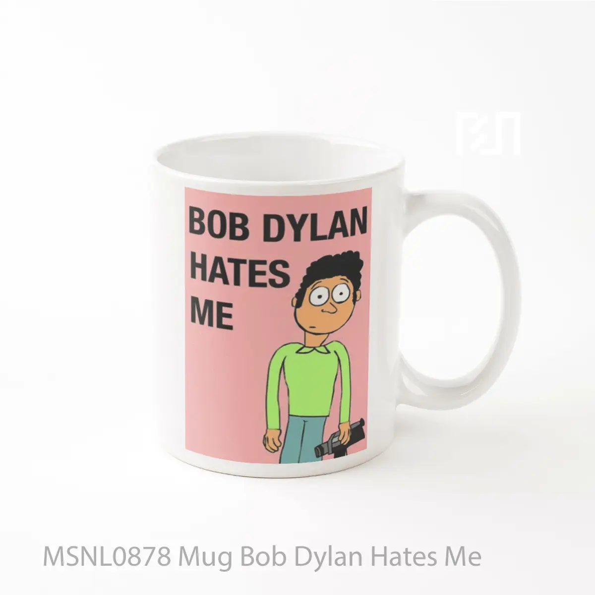 Mug Bob Dylan Hates Me Gelas Keramik Tema Film MSNL0878