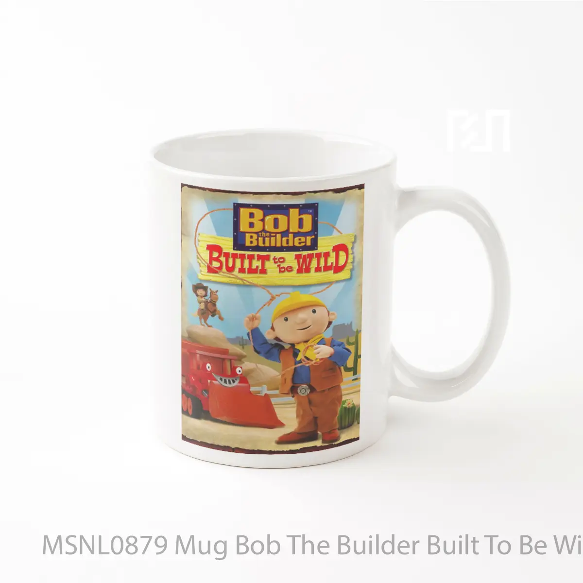 Mug Bob The Builder Built To Be Wild Gelas Keramik Tema Film MSNL0879