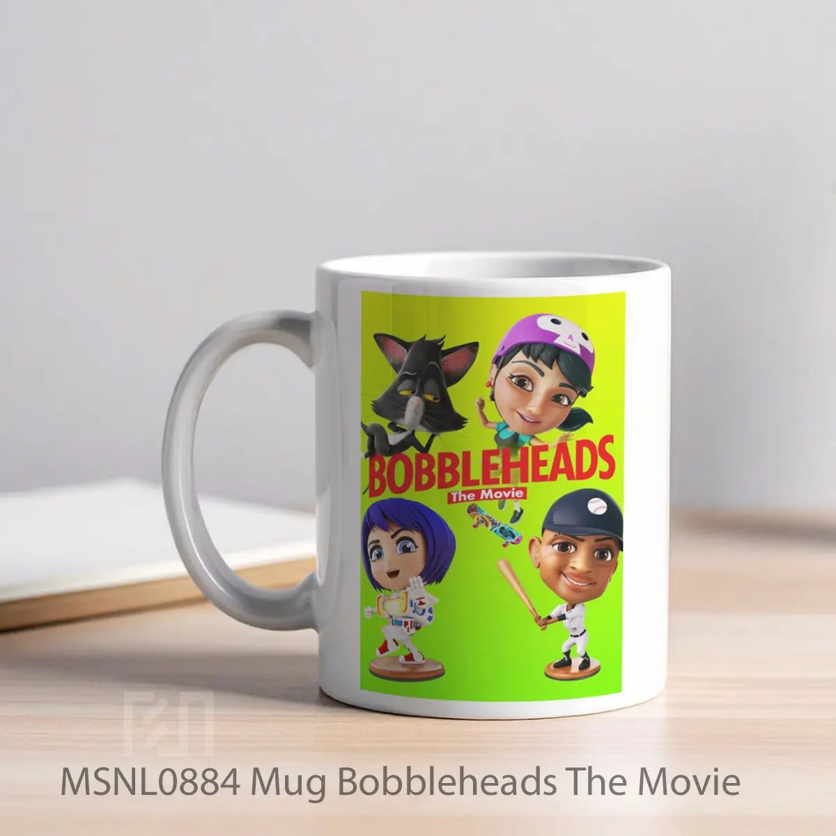 Mug Bobbleheads The Movie Gelas Keramik Tema Film MSNL0884 - Tampak Kiri