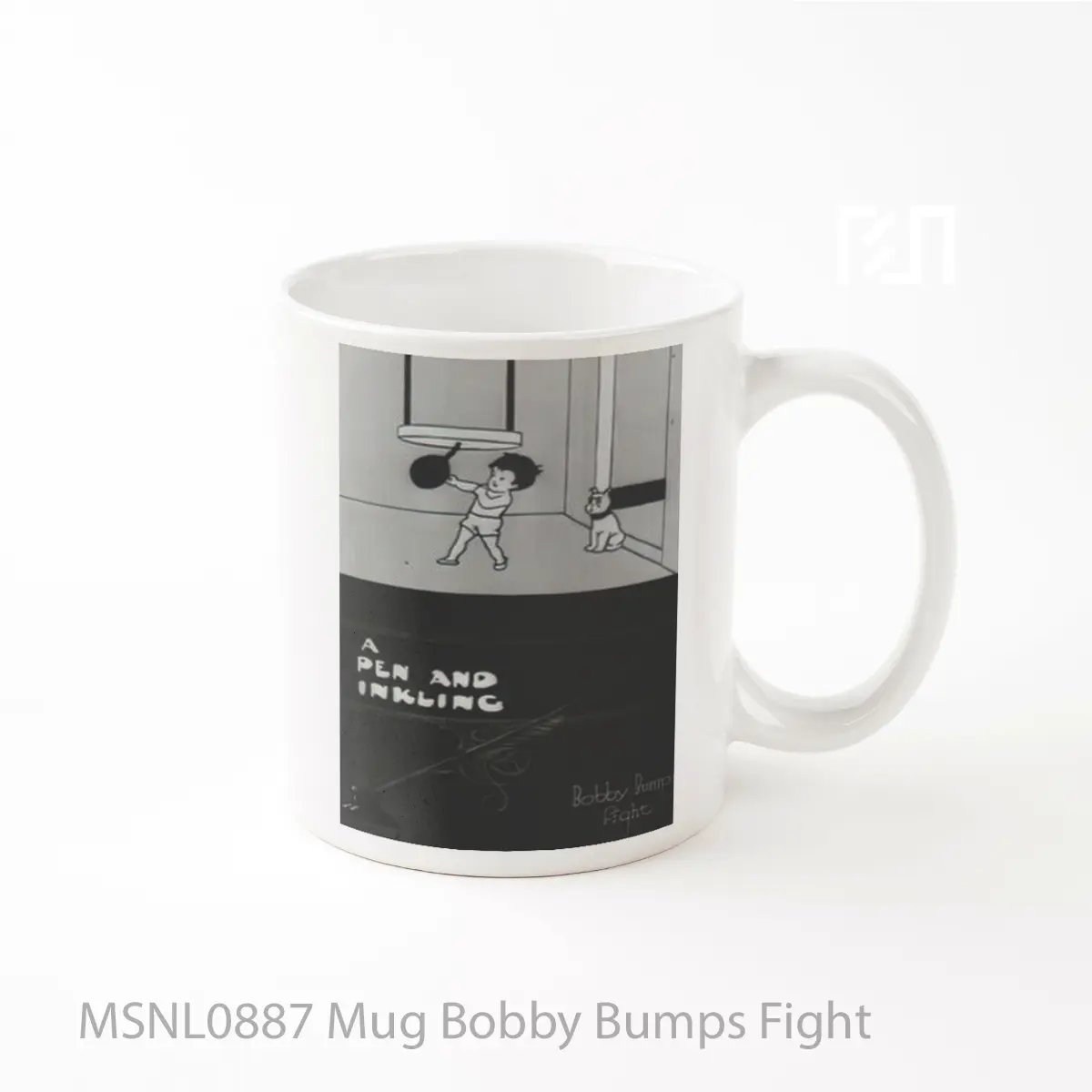 Mug Bobby Bumps Fight Gelas Keramik Tema Film MSNL0887