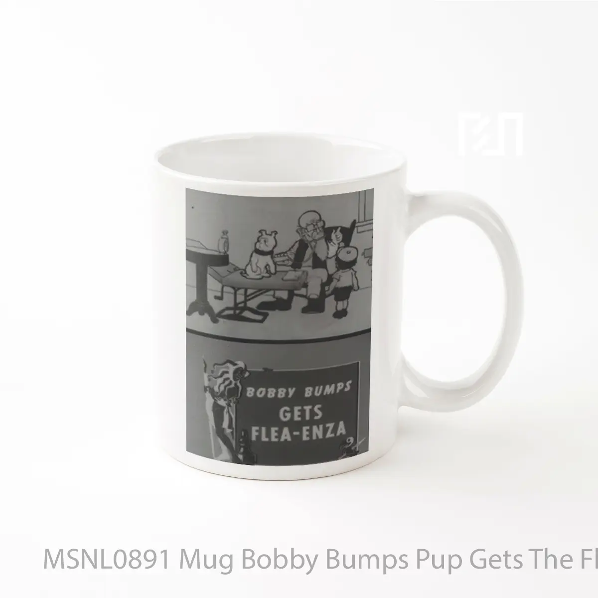 Mug Bobby Bumps Pup Gets The Flea Enza Gelas Keramik Tema Film MSNL0891