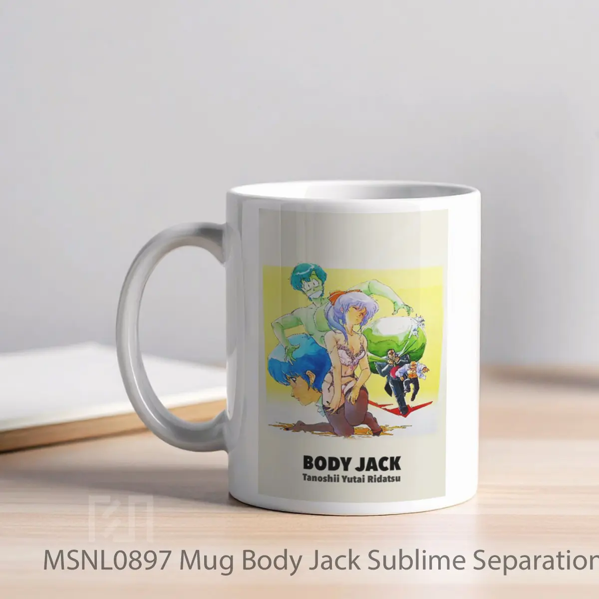 Mug Body Jack Sublime Separation Gelas Keramik Tema Film MSNL0897 - Tampak Kiri
