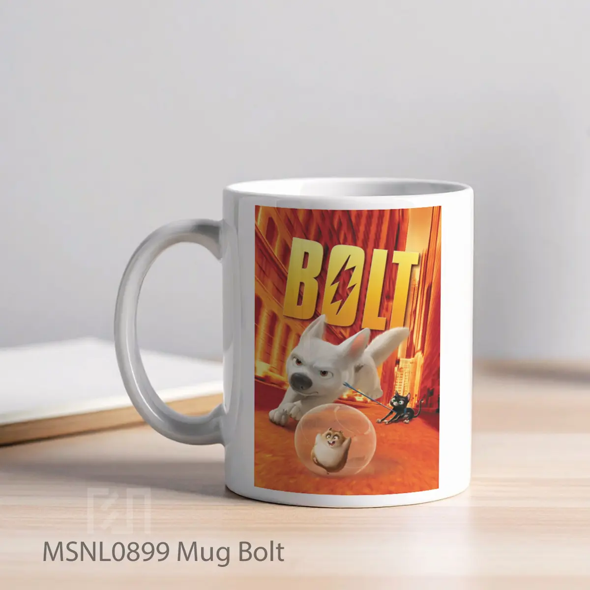 Mug Bolt Gelas Keramik Tema Film MSNL0899 - Tampak Kiri