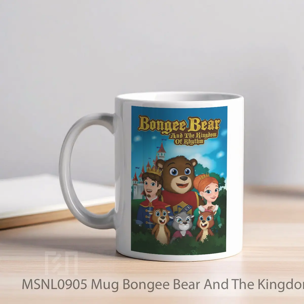 Mug Bongee Bear And The Kingdom Of Rhythm Gelas Keramik Tema Film MSNL0905 - Tampak Kiri