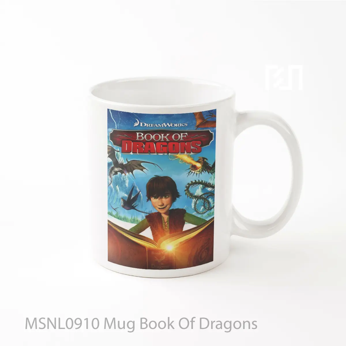Mug Book Of Dragons Gelas Keramik Tema Film MSNL0910