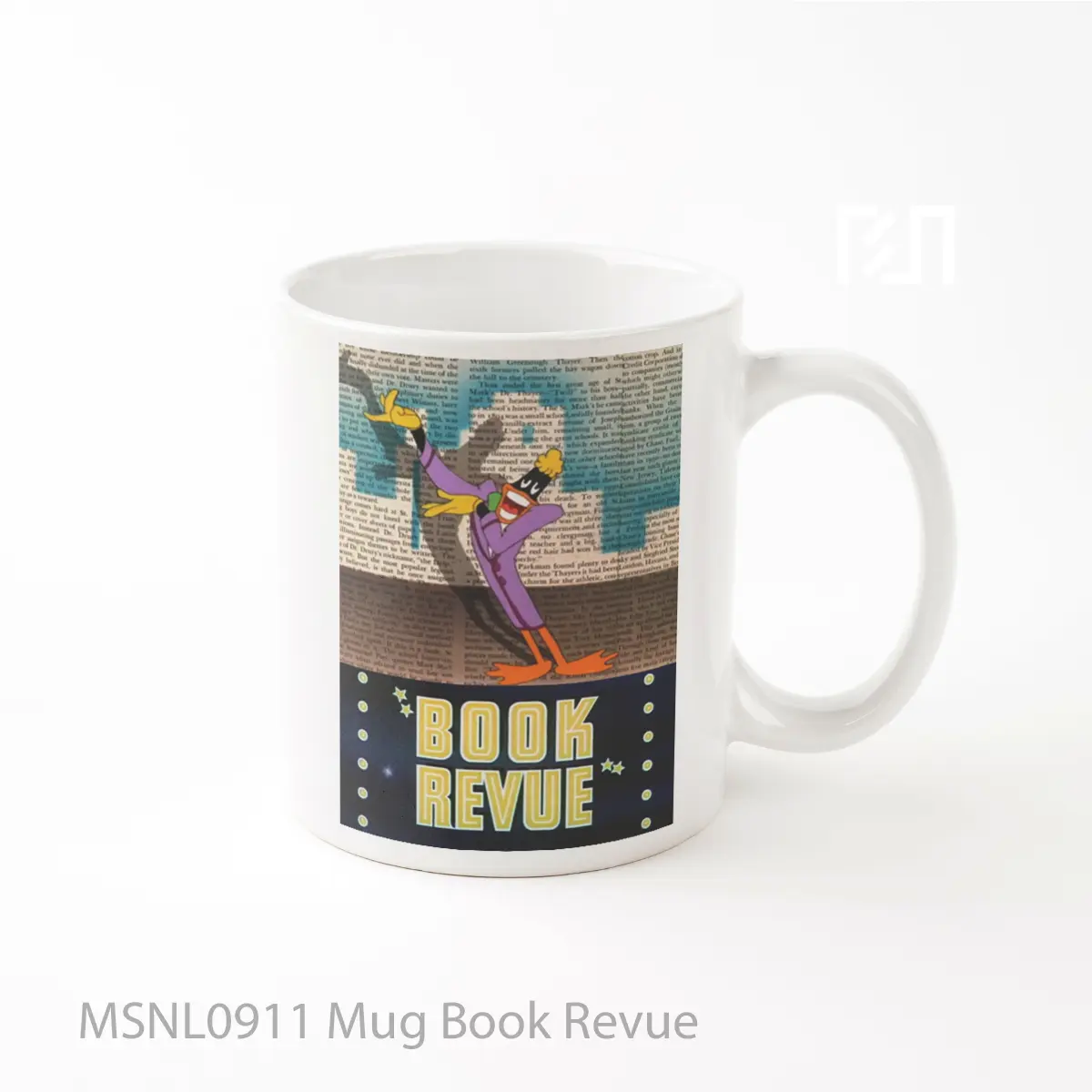 Mug Book Revue Gelas Keramik Tema Film MSNL0911