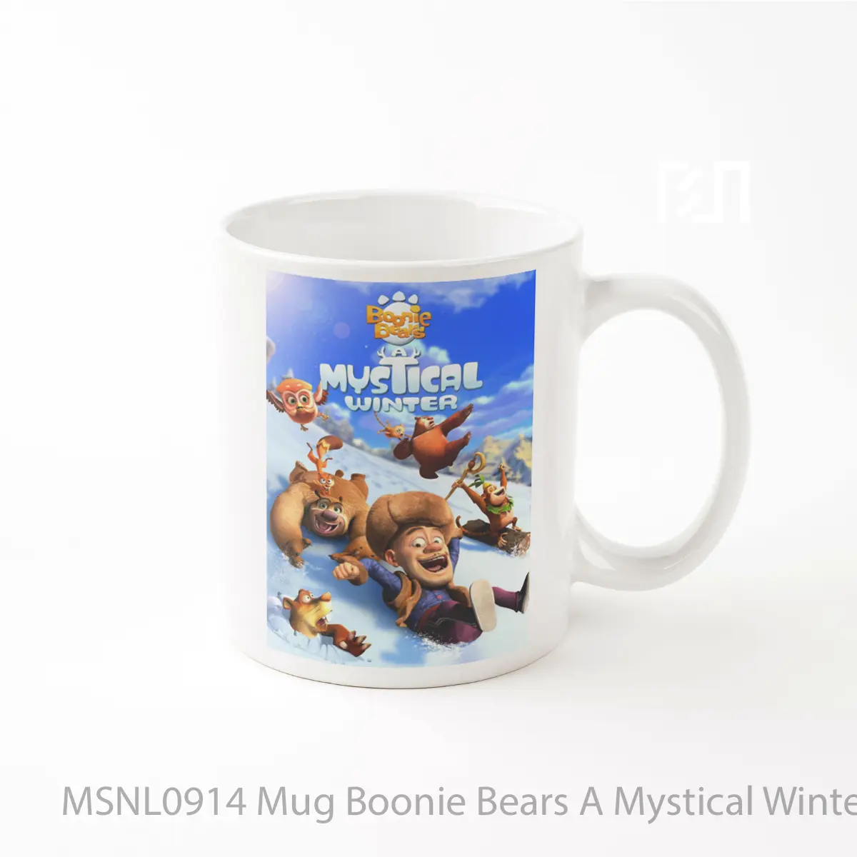 Mug Boonie Bears A Mystical Winter Gelas Keramik Tema Film MSNL0914