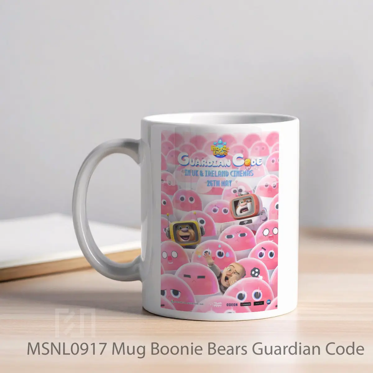 Mug Boonie Bears Guardian Code Gelas Keramik Tema Film MSNL0917 - Tampak Kiri