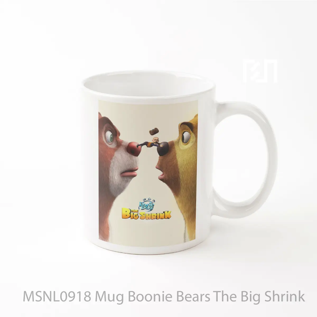 Mug Boonie Bears The Big Shrink Gelas Keramik Tema Film MSNL0918