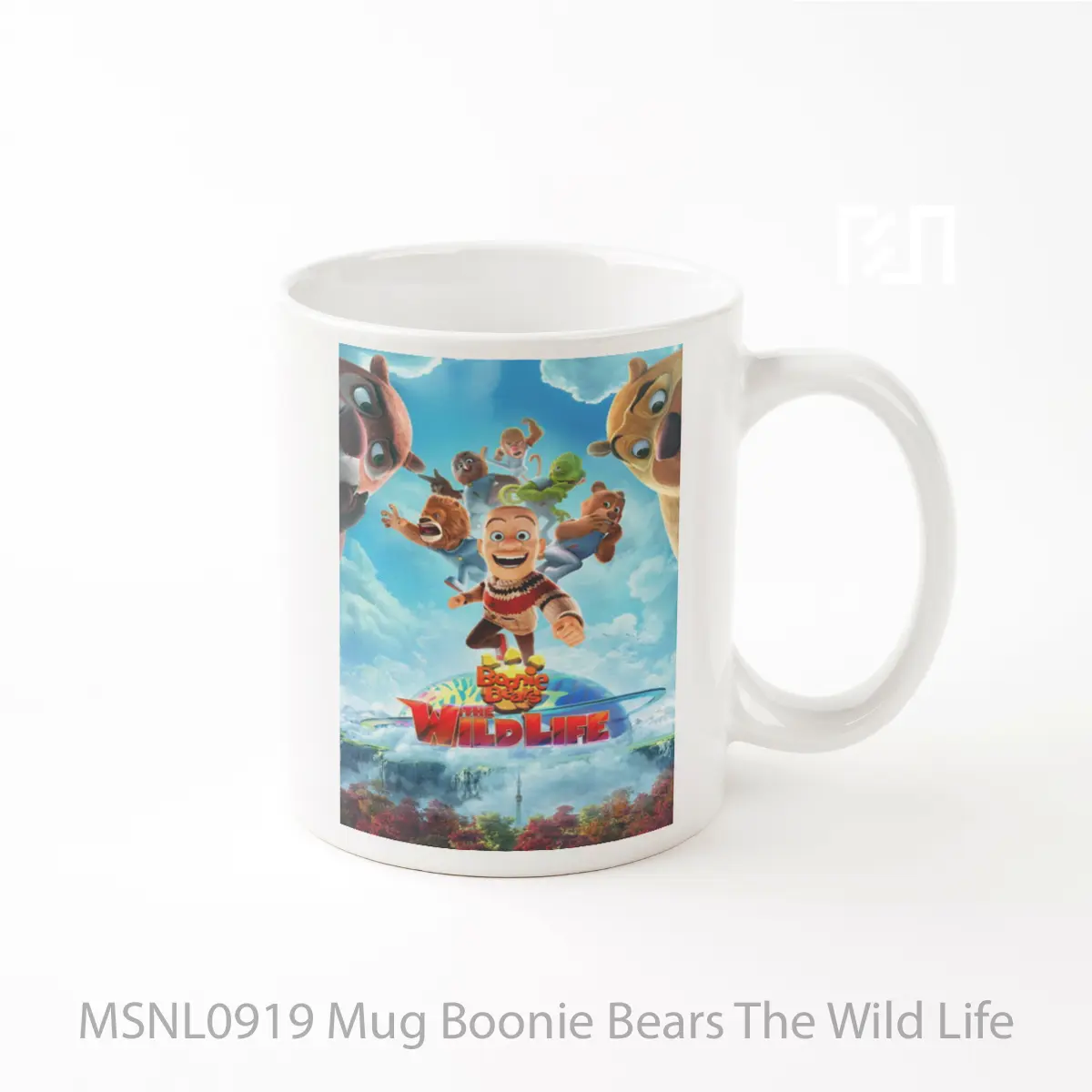 Mug Boonie Bears The Wild Life Gelas Keramik Tema Film MSNL0919