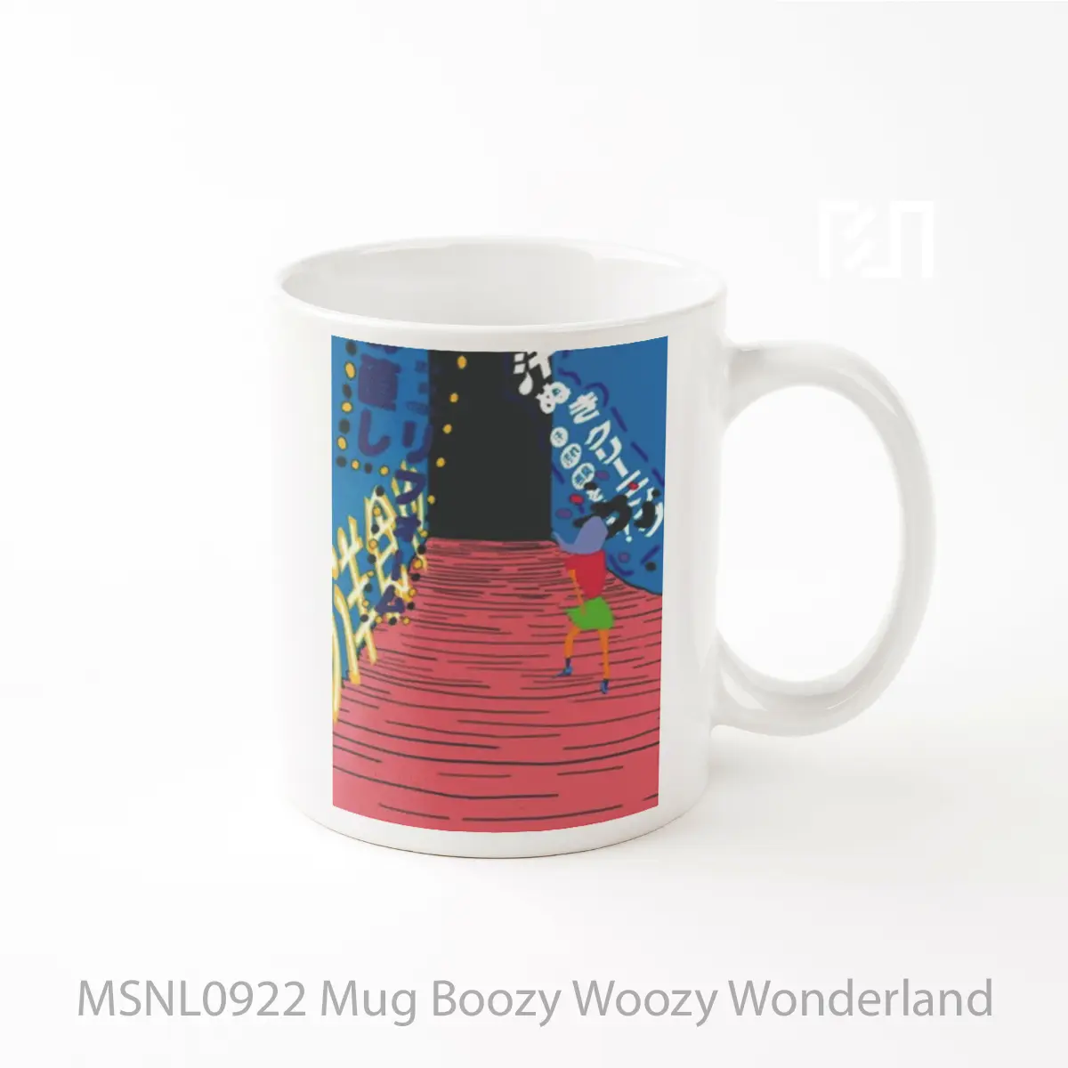 Mug Boozy Woozy Wonderland Gelas Keramik Tema Film MSNL0922