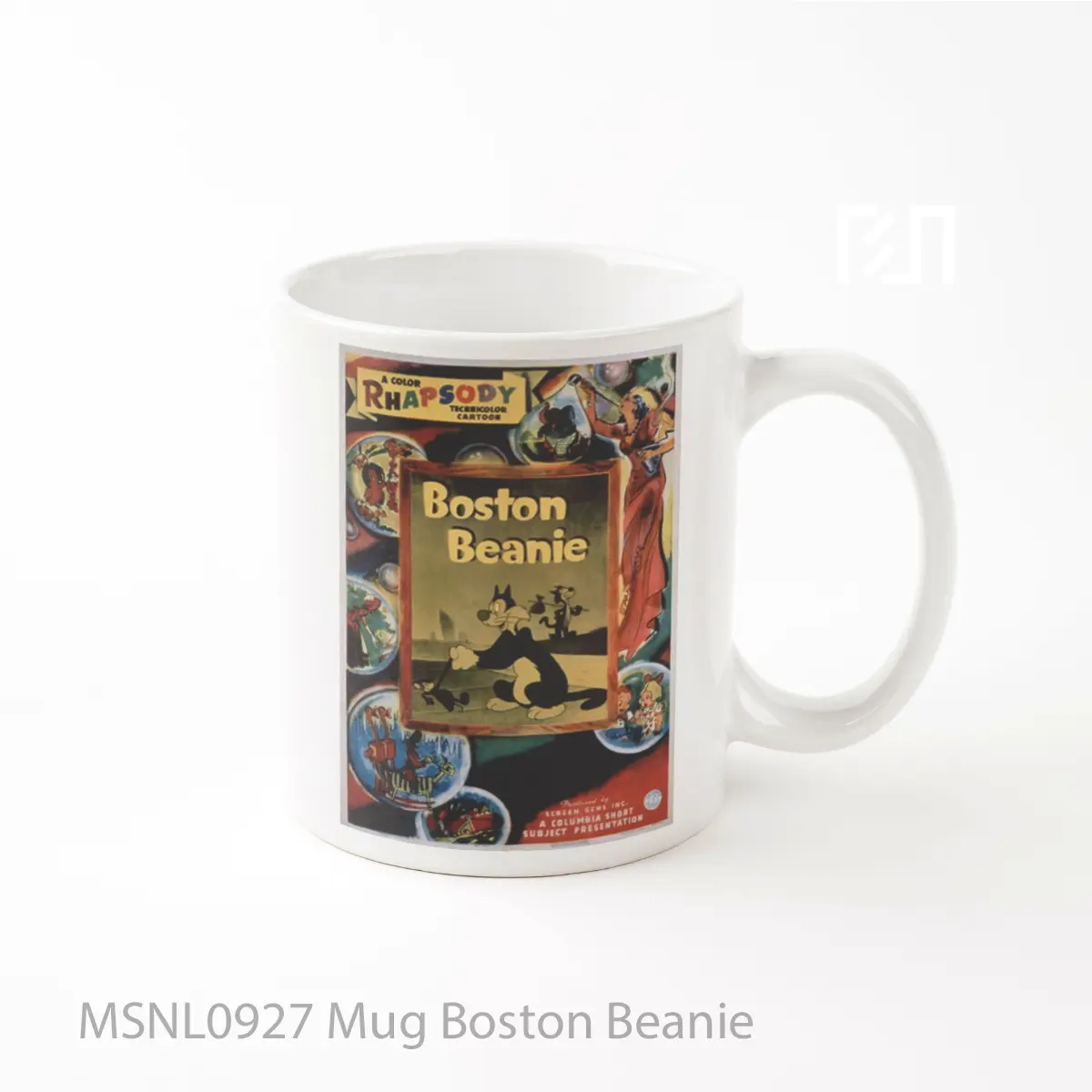 Mug Boston Beanie Gelas Keramik Tema Film MSNL0927