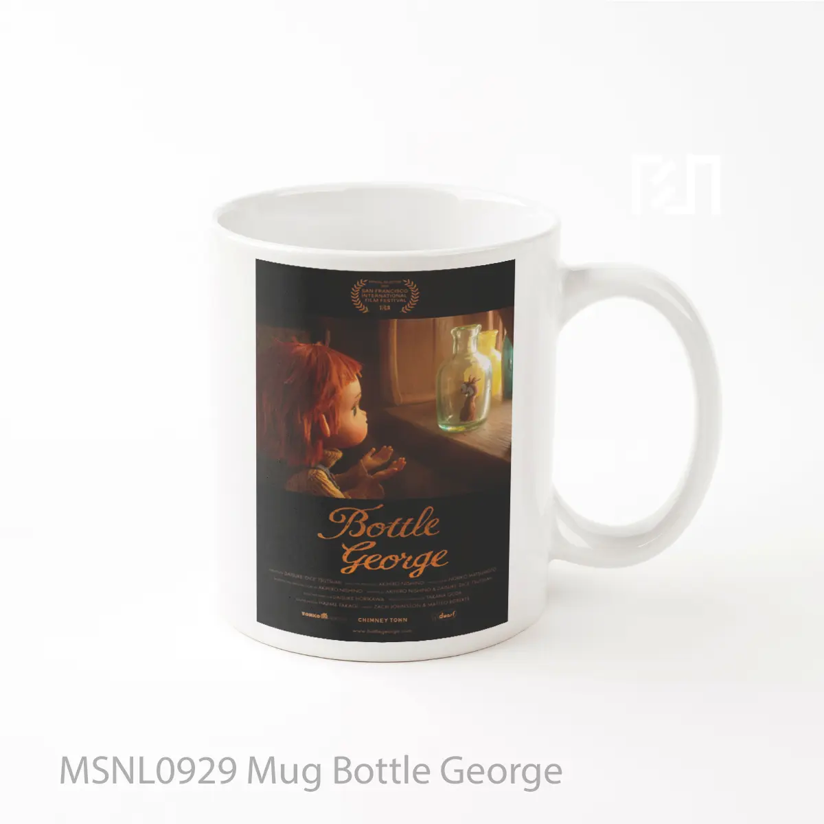 Mug Bottle George Gelas Keramik Tema Film MSNL0929