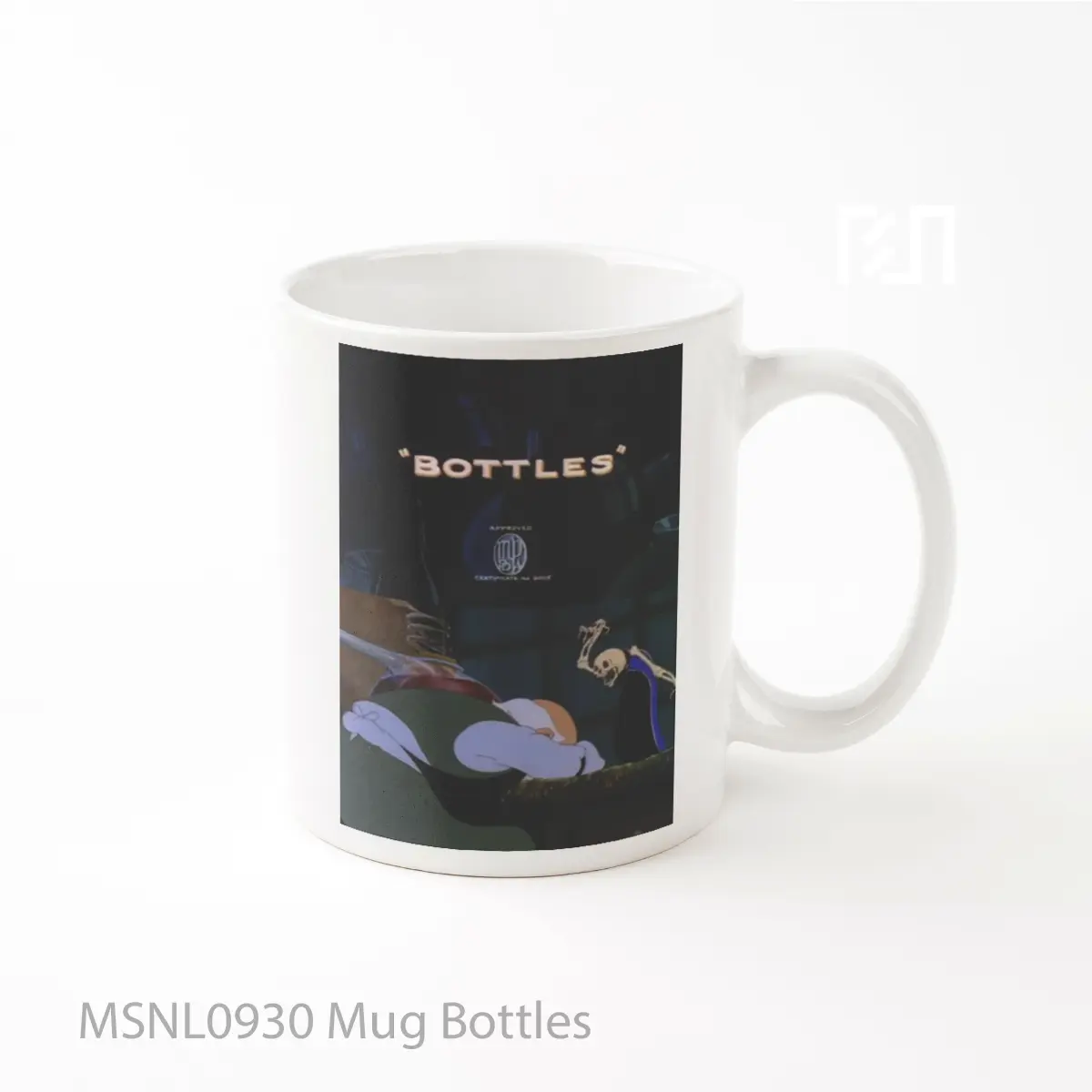 Mug Bottles Gelas Keramik Tema Film MSNL0930