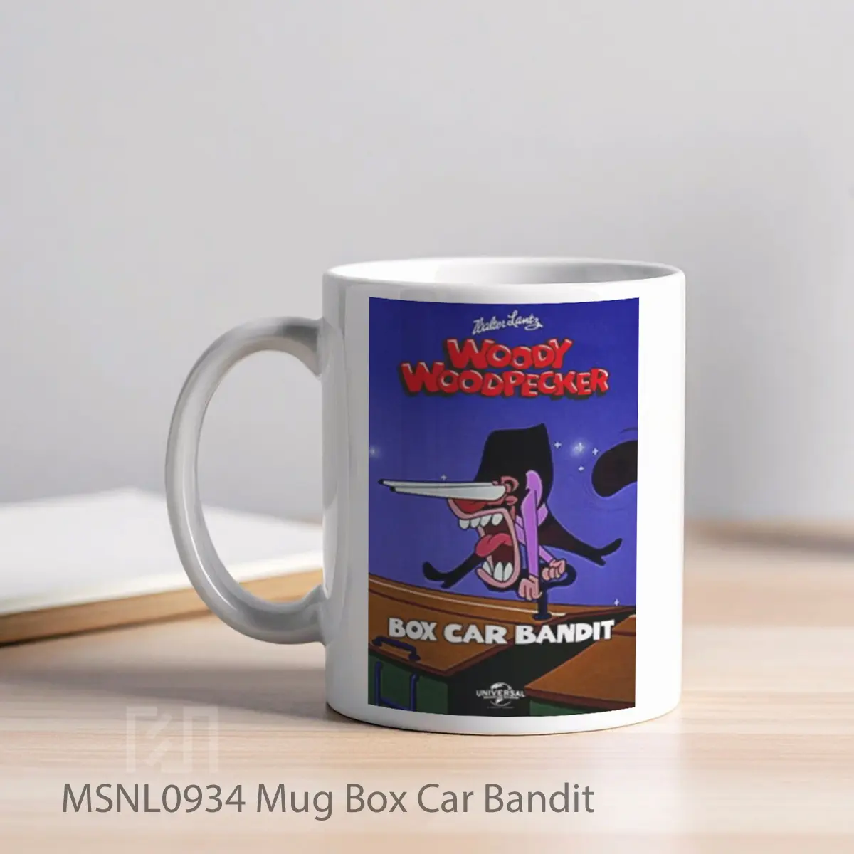 Mug Box Car Bandit Gelas Keramik Tema Film MSNL0934 - Tampak Kiri