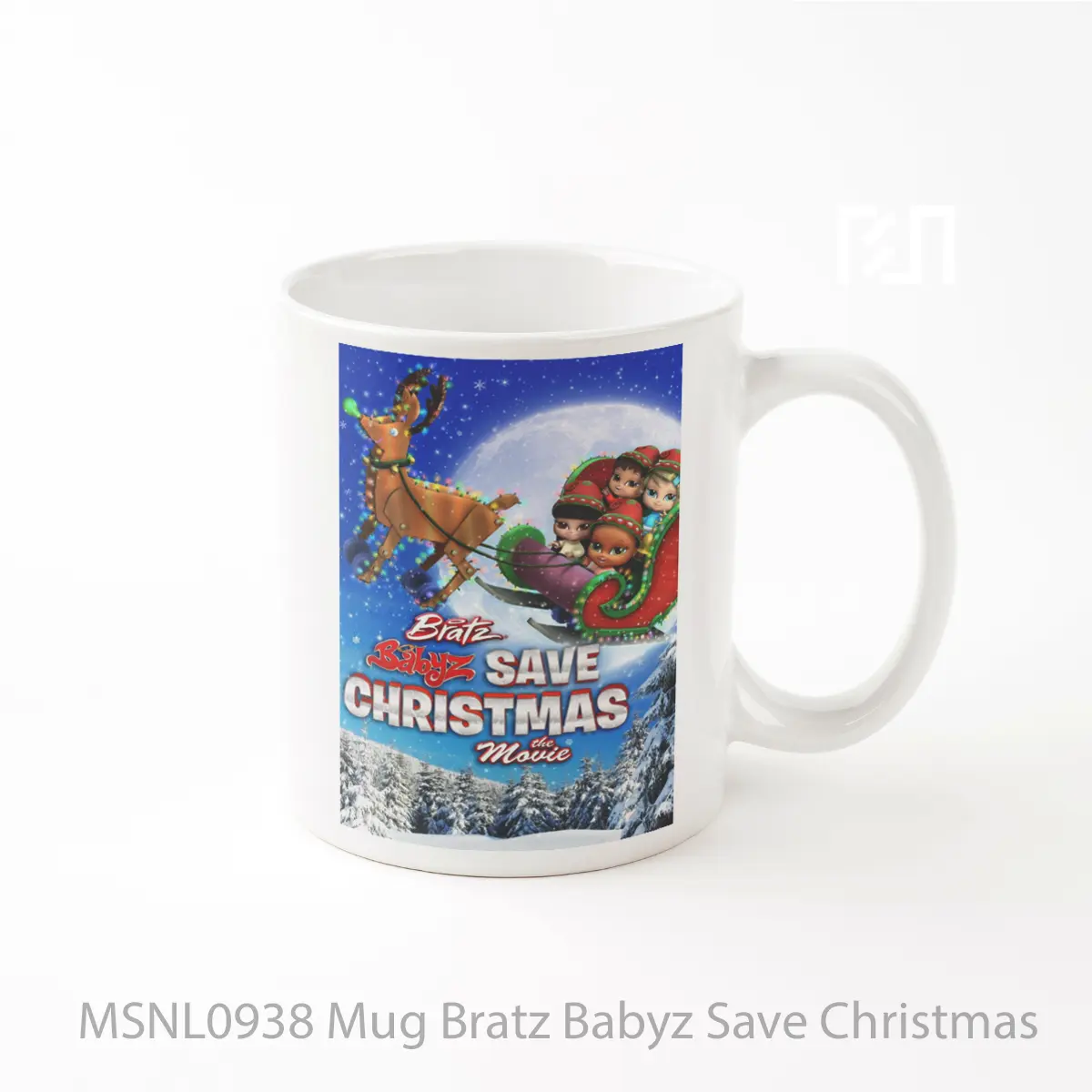 Mug Bratz Babyz Save Christmas Gelas Keramik Tema Film MSNL0938