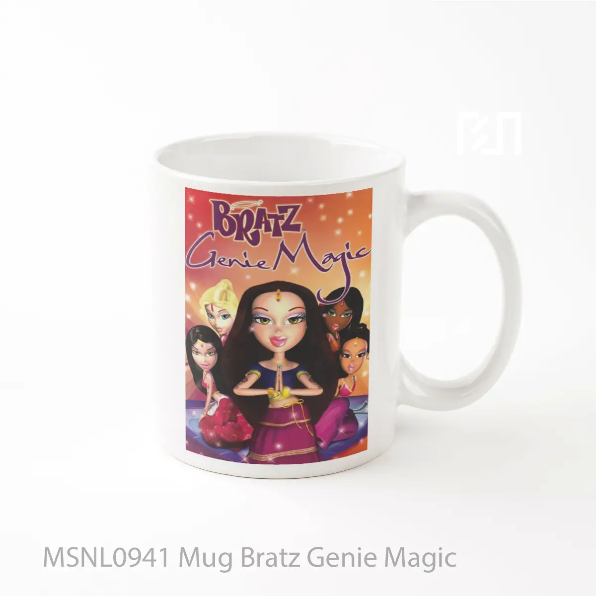Mug Bratz Genie Magic Gelas Keramik Tema Film MSNL0941