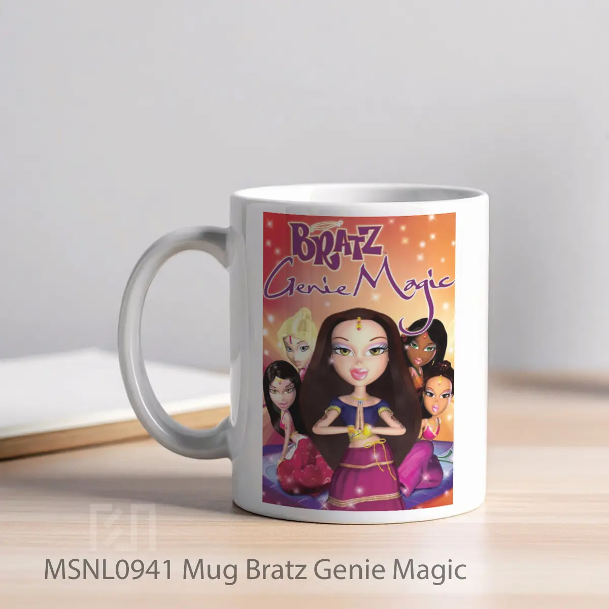 Mug Bratz Genie Magic Gelas Keramik Tema Film MSNL0941 - Tampak Kiri