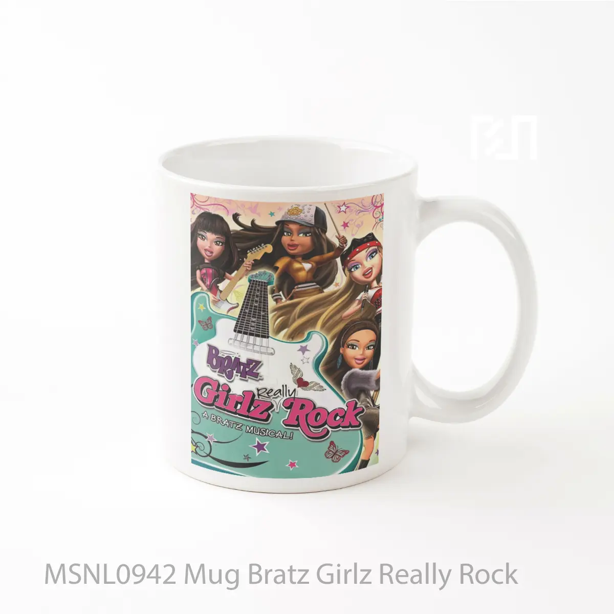 Mug Bratz Girlz Really Rock Gelas Keramik Tema Film MSNL0942