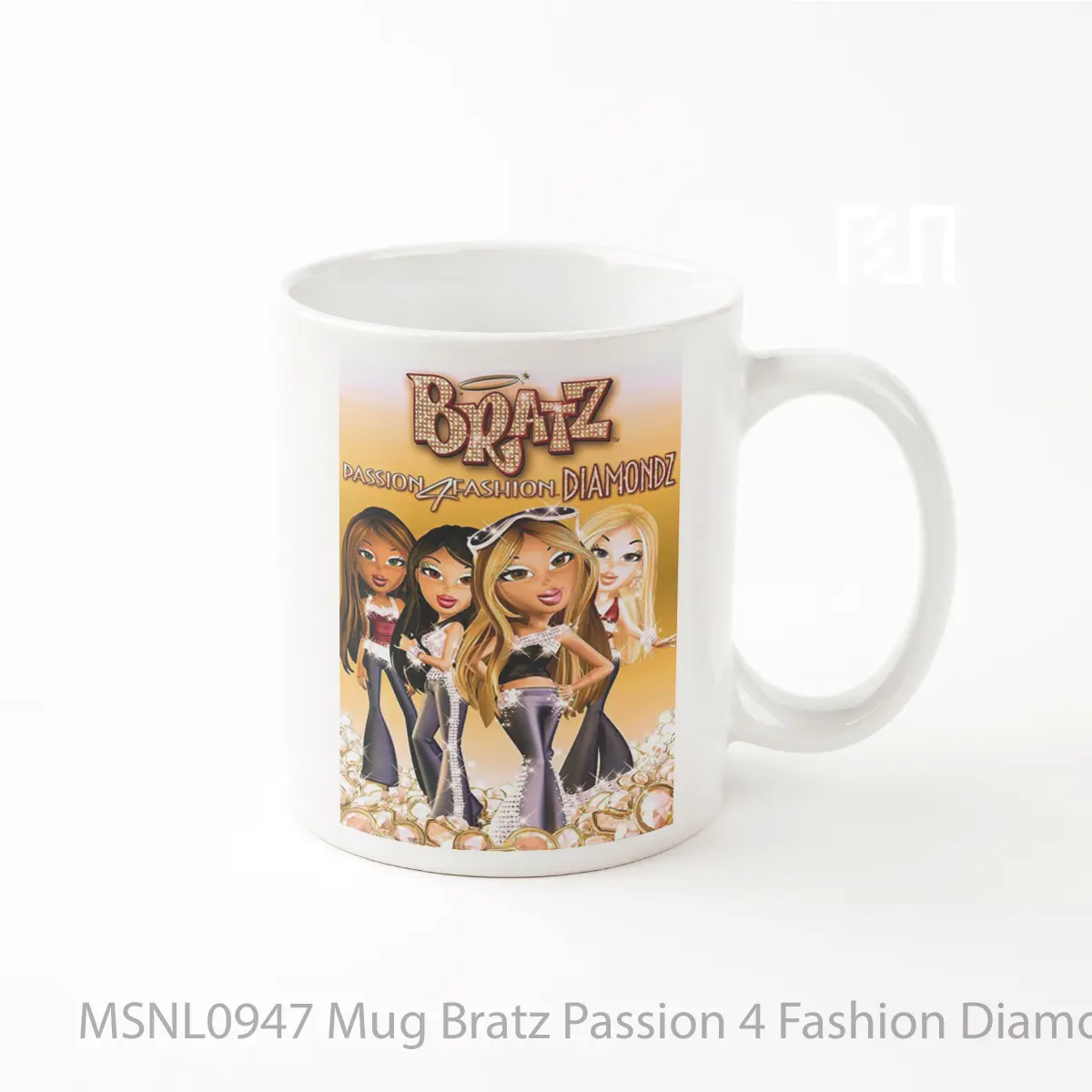 Mug Bratz Passion 4 Fashion Diamondz Gelas Keramik Tema Film MSNL0947