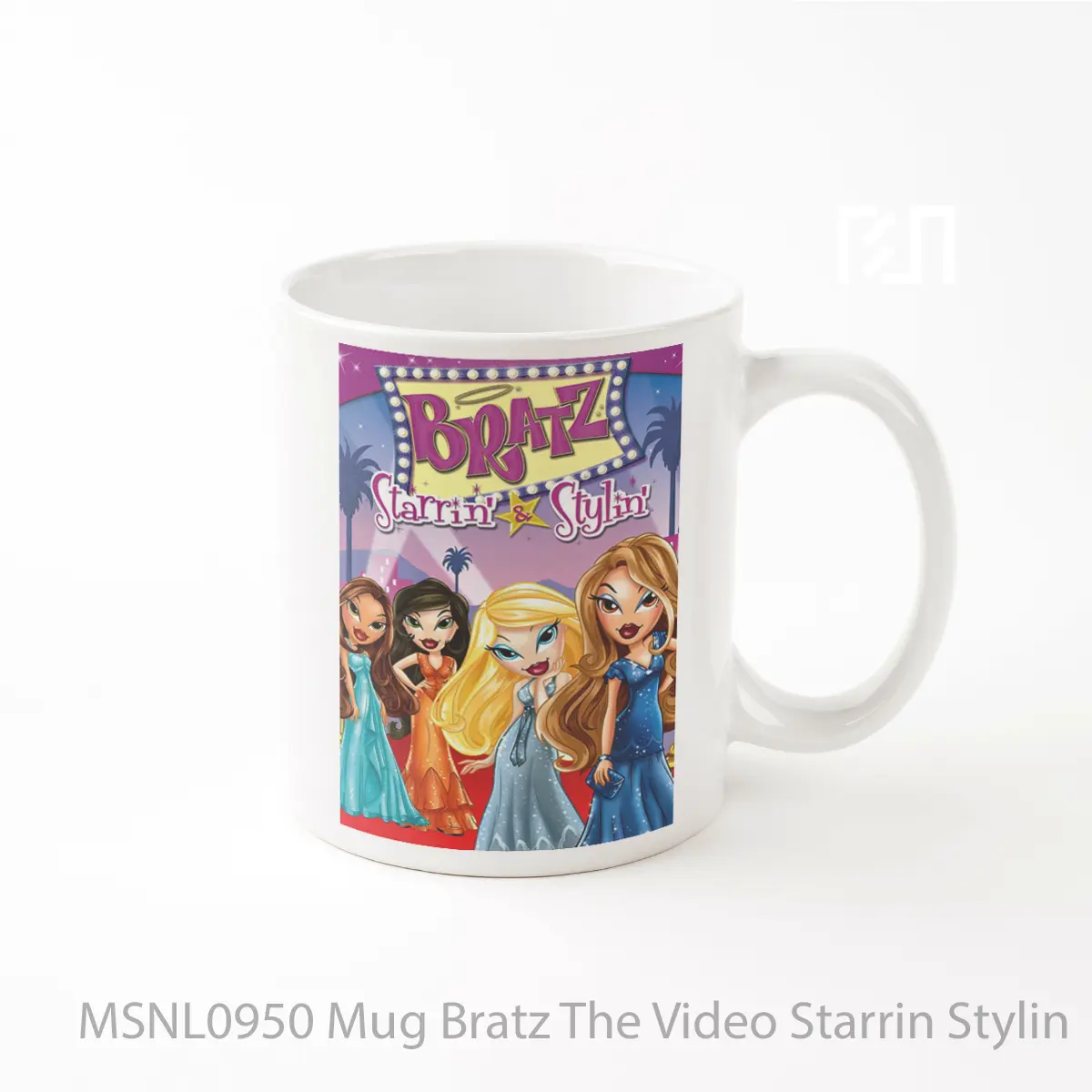 Mug Bratz The Video Starrin Stylin Gelas Keramik Tema Film MSNL0950