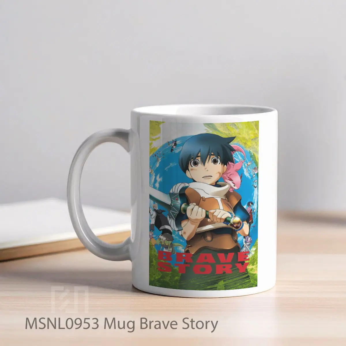 Mug Brave Story Gelas Keramik Tema Film MSNL0953 - Tampak Kiri