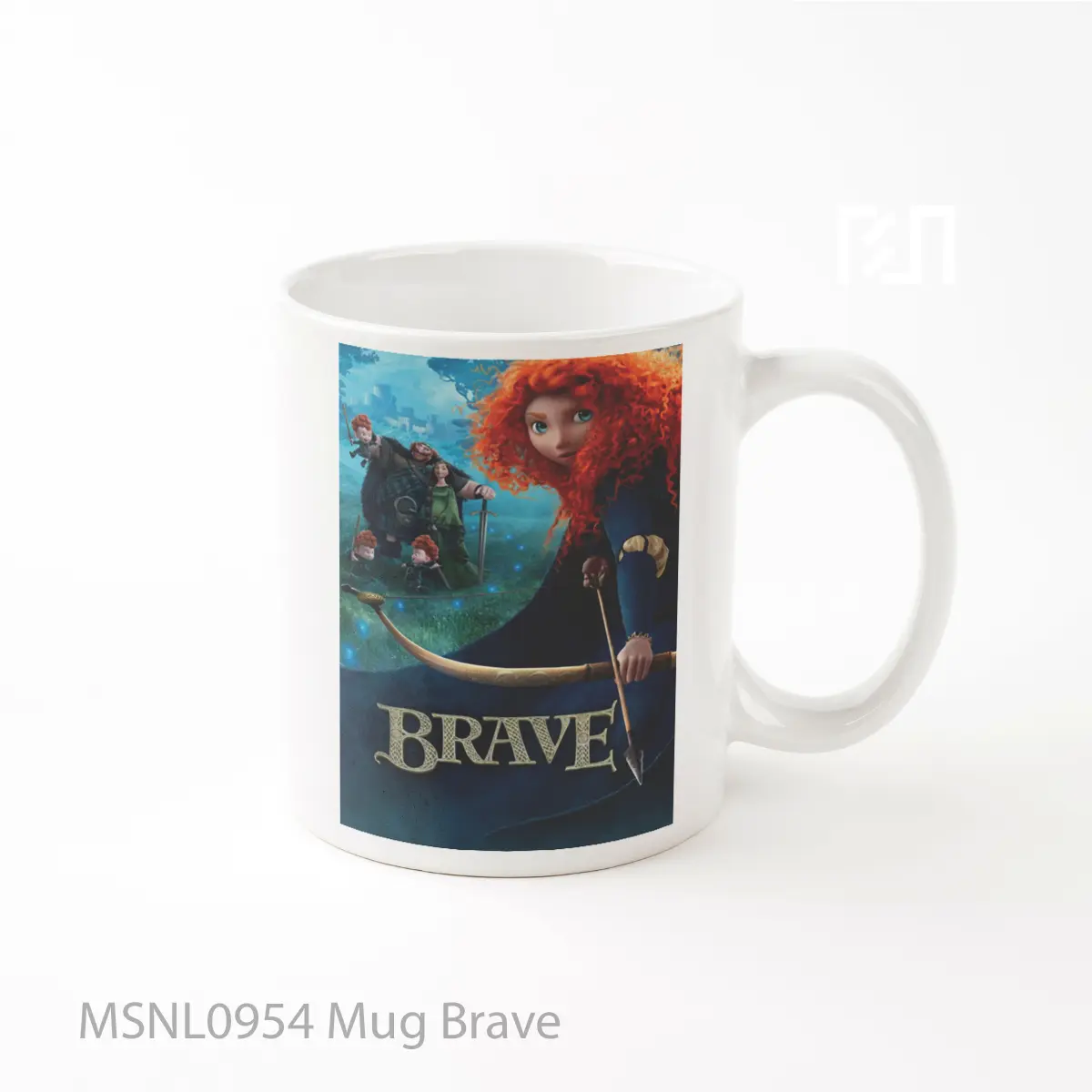 Mug Brave Gelas Keramik Tema Film MSNL0954