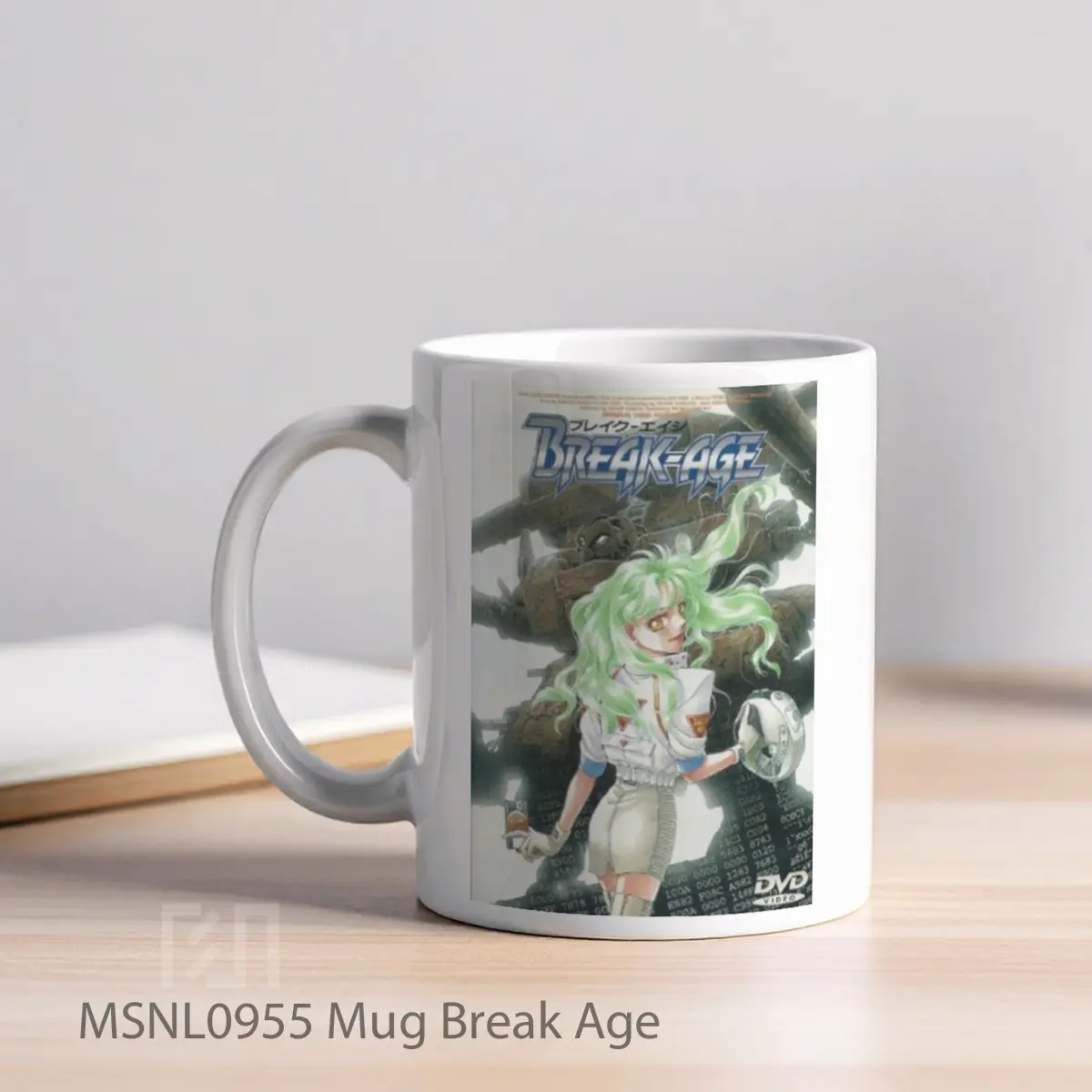 Mug Break Age Gelas Keramik Tema Film MSNL0955 - Tampak Kiri